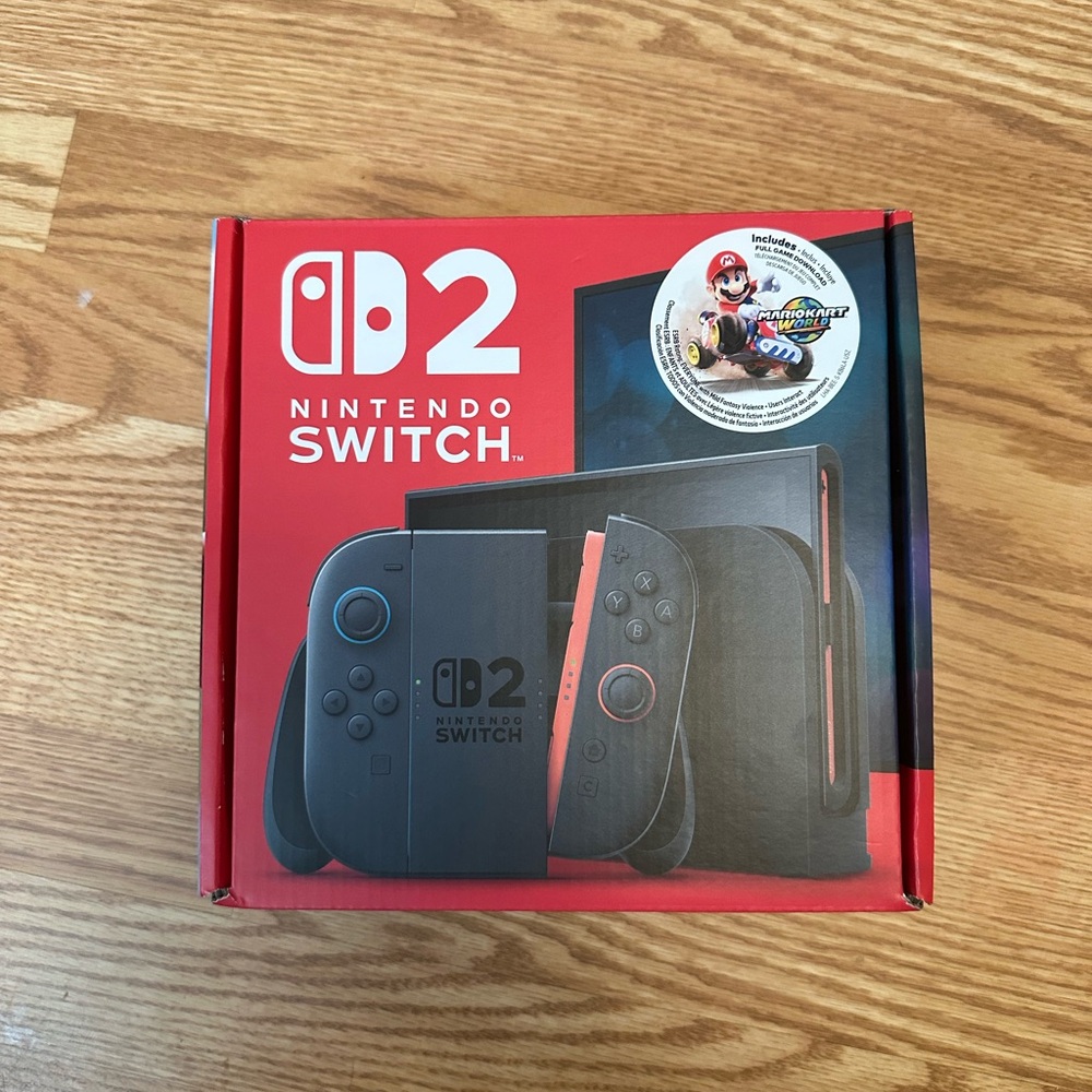 Nintendo Switch 2 with Mario kart world bundle